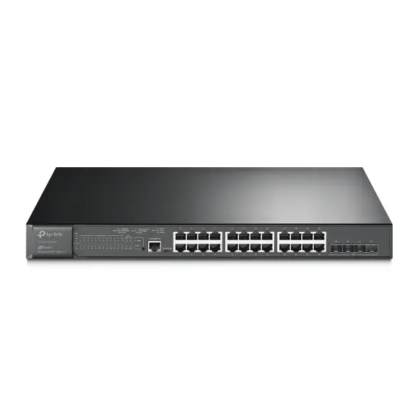 TP-LINK JetStream 24-Port Gigabit L2+ Managed Switch with 4 10GE SFP+ Slots