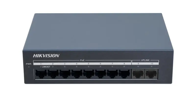 Hikvision 8 Port Gigabit Unmanaged POE Switch
