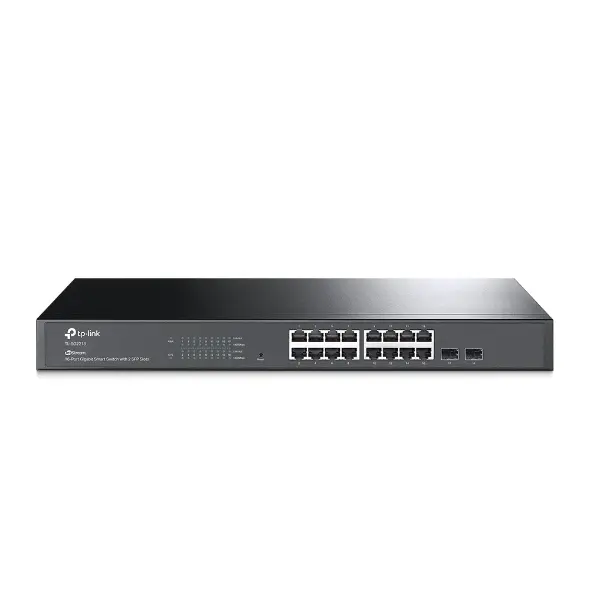 TP-LINK - JetStream 16-Port Gigabit Smart Switch with 2 SFP Slots
