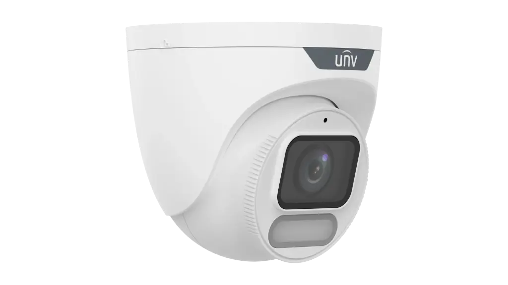 Uniview 5MP ColorHunter with Wise-ISP Fixed Eyeball Network Camera Built-in Mic