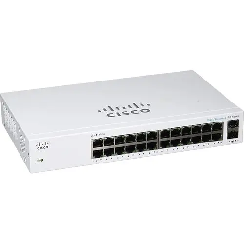Cisco CBS110-24T CBS110 Unmanaged 24-port GE, 2x1G SFP Shared