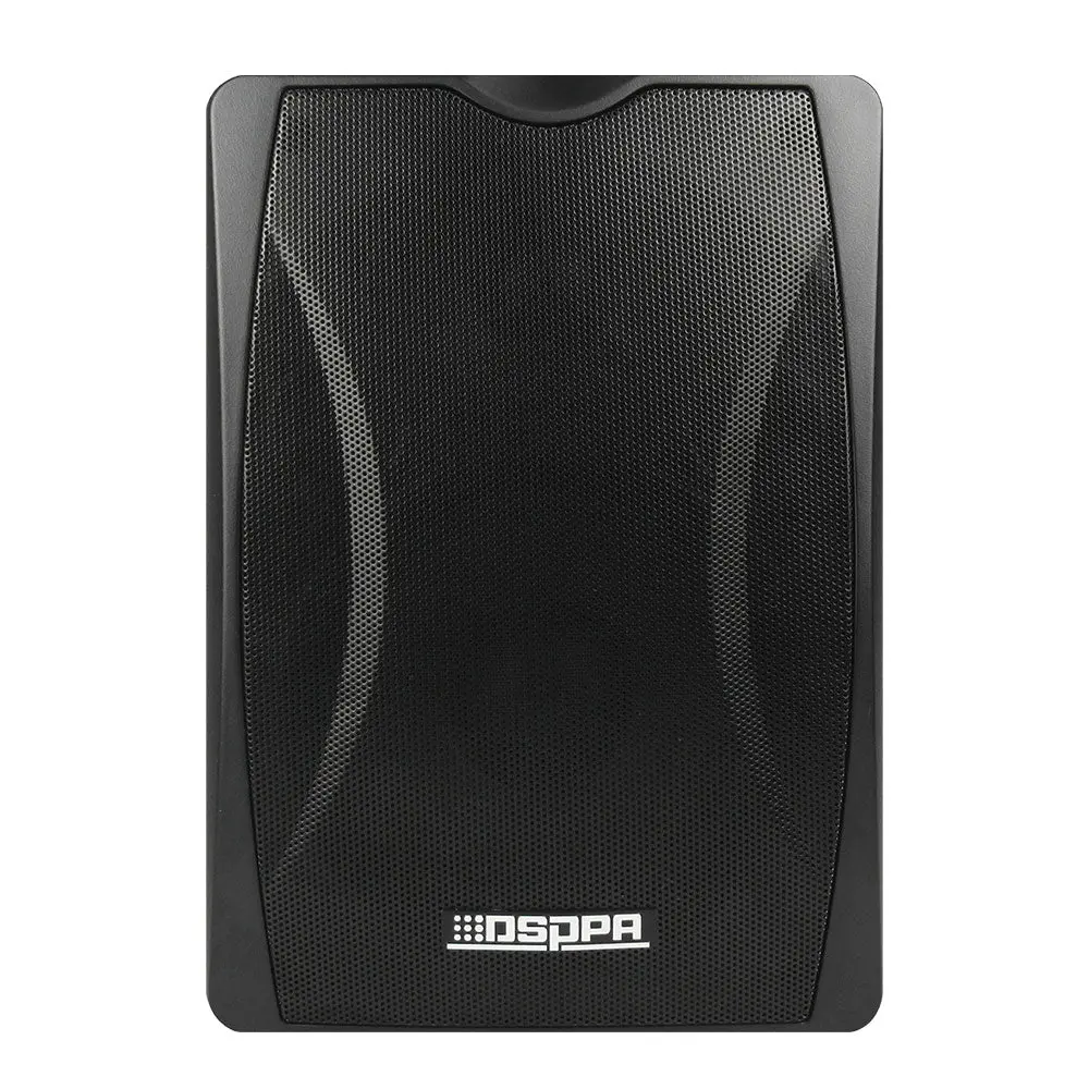 DSPPA 40W Wall Mount Speaker With Power Tap (Black)