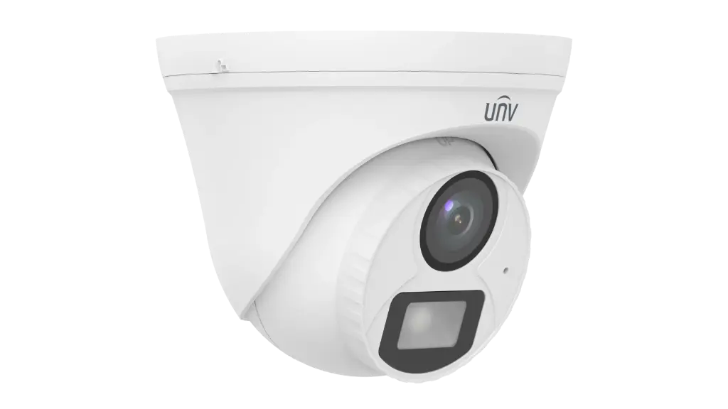 Uniview 5MP ColorHunter Fixed Warm Light Turret Analog Camera Built-in Mic