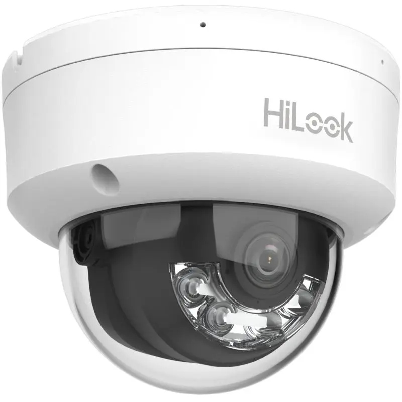 Hilook 4MP Smart Hybrid Light Fixed Dome Network Camera Built-in Mic