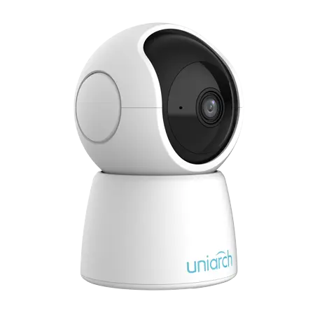 Uniarch 2MP Wi-Fi Camera Wired or Wireless Networking Two-Way Audio 360º Pan Range