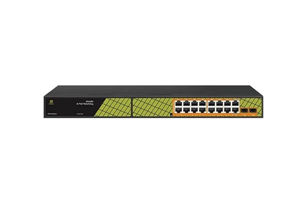 SWITCH GENATA POE [ 16P×1000 + 2P SFP×1000 ]