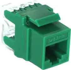 D-Link Cat6 UTP Keystone Jacks (Green)