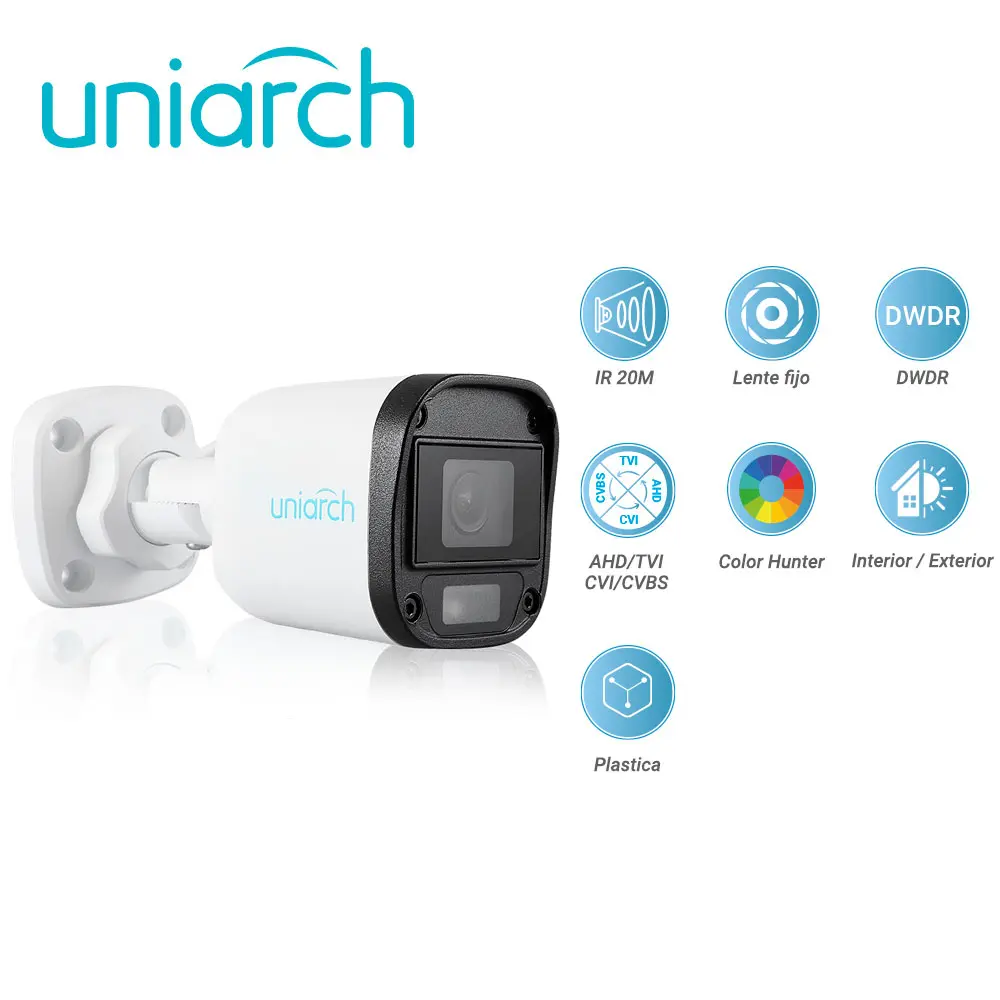 Uniarch 5MP ColourHunter HD Fixed Mini Bullet Analog Camera