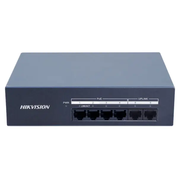 Hikvision 4 Port Gigabit Unmanaged POE Switch