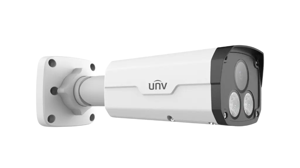 Uniview 5MP ColorHunter Fixed Warm Light Bullet Network Camera 4MM