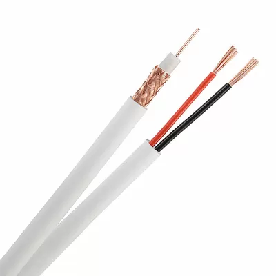 50M RG59 Cable (White) 
