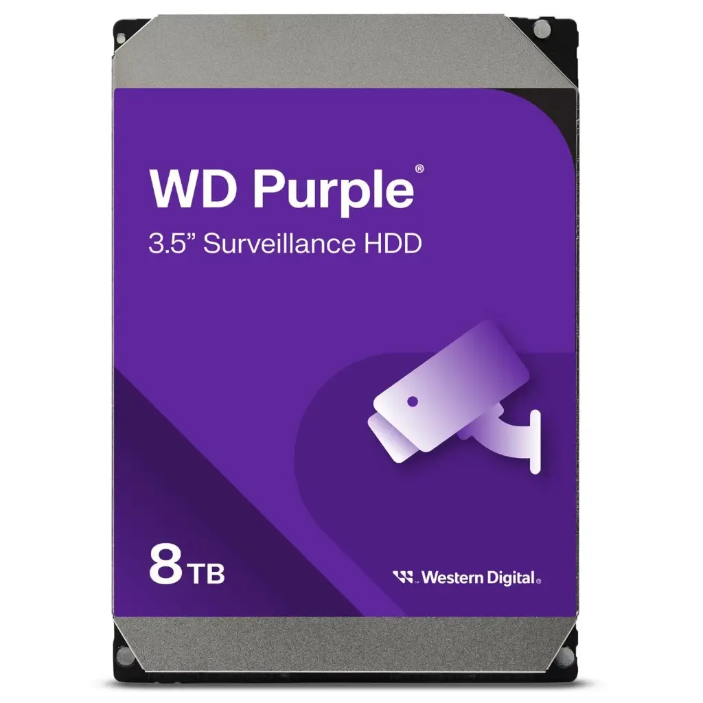 WD Purple 8TB Surveillance Hard Drive   