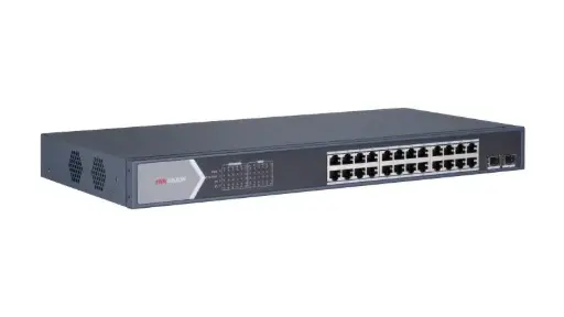 [DS-3E0526P-E/M] Hikvision 24 Port Gigabit Unmanaged POE Switch