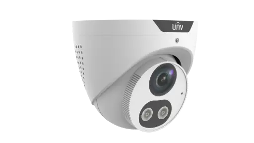 [IPC3618SB-ADF28KMC-I0] Uniview 8MP Tri-Guard Fixed Dual-light Turret Network Camera Built-in mic and speaker