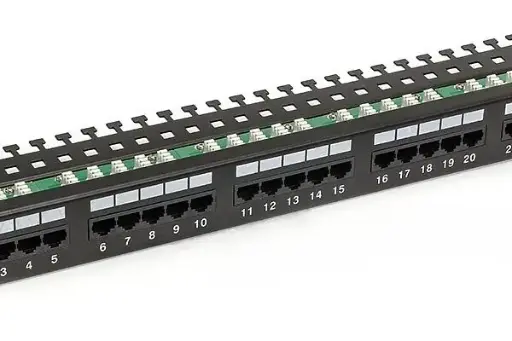 [NS-PP6A-UTP-FL-24P] Netsys Patch Panel 24 Ports Cat6 UTP Fully Loaded