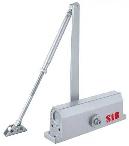 [SIB Door Closer 150kg] SIB Metal Automatic Door Closer - Silver 150KG