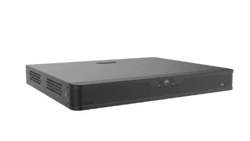[NVR302-16B-P16-IQ] Uniview 2 HDDs 16-ch 16 PoE 1U Network Video Recorder Up to 12MP resolution recording