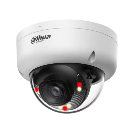 [DH-IPC-HDBW1239E1-A-IL] Dahua Smart Dual Light 2MP Audio IP Camera CCTV Dome Vandalproof Indoor