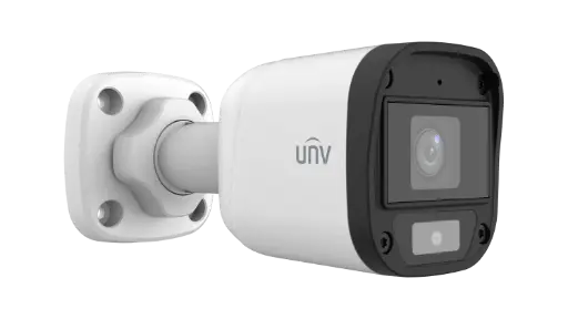 [UAC-B112-AF40-W] Uniview 2MP ColorHunter Fixed Warm Light Bullet Analog Camera Built-in Mic