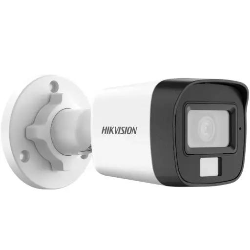 [DS-2CE16D0T-LPFS] Hikvision 2MP Smart Hybrid Light Audio Fixed Mini Bullet Camera
