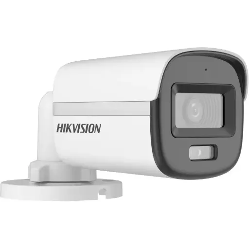 [DS-2CE10DF0T-LPFS] Hikvision 2 MP Smart Hybrid Light with ColorVu Fixed Mini Bullet Camera Built-in Mic