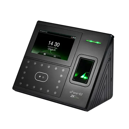 [uFace402]  ZKTeco Face Time Attendance Machine, 4 Inches