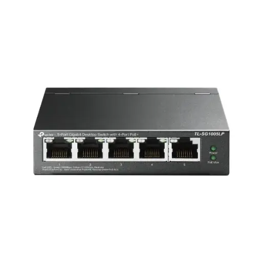[TL-SG1005LP] TP-Link 5-Port Gigabit Desktop Switch with 4Port PoE