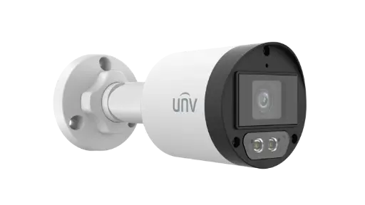 [UAC-B125-AF40M-W] Uniview 5MP ColorHunter HD Fixed Mini Bullet Analog Camera Built-in Mic