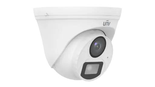 [UAC-T112-AF28-W] Uniview 2MP ColourHunter Fixed Warm Light Turret Analog Camera Built-in Mic