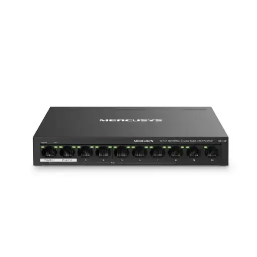 [MS110P] Mercusys 10-Port 10/100Mbps Desktop Switch with 8-Port PoE