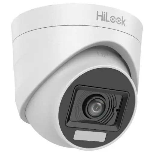 [THC-T127-LPS] HiLook 2MP Dual Light Audio Indoor Fixed Turret Camera Built-in Mic