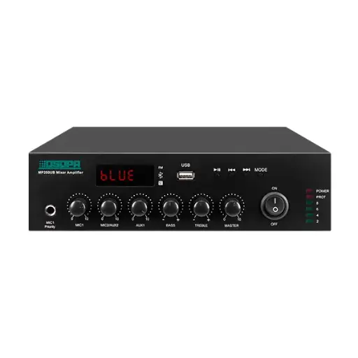 [MP250UB] DSPPA 250W Mini Digital Mixer Amplifier With USB & Bluetooth