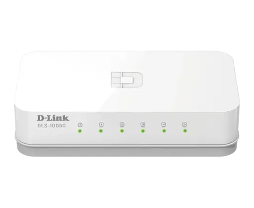 [DES-1005C/E] D-Link 5-Port 10/100 Mbps Fast Ethernet Unmanaged Switch