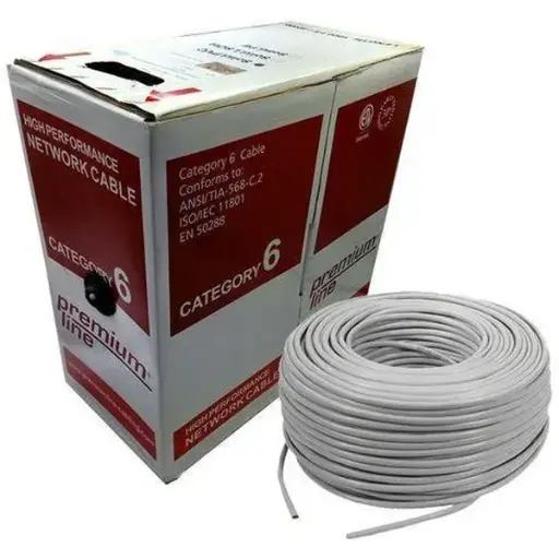 [202141115B] Premium-Line Cable Category 6 U/UTP AWG24 250MHz 305M