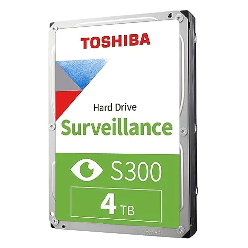 [4TB TOSHIBA] Toshiba S300 4TB Internal Surveillance Hard Drive, 3.5''
